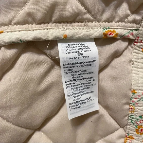 Madewell X The New Denim Project quilted patchwork wrap jacket, size XS - Picture 11 of 12